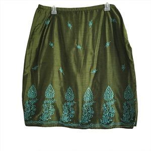 AMANDA SMITH Embroidered Skirt